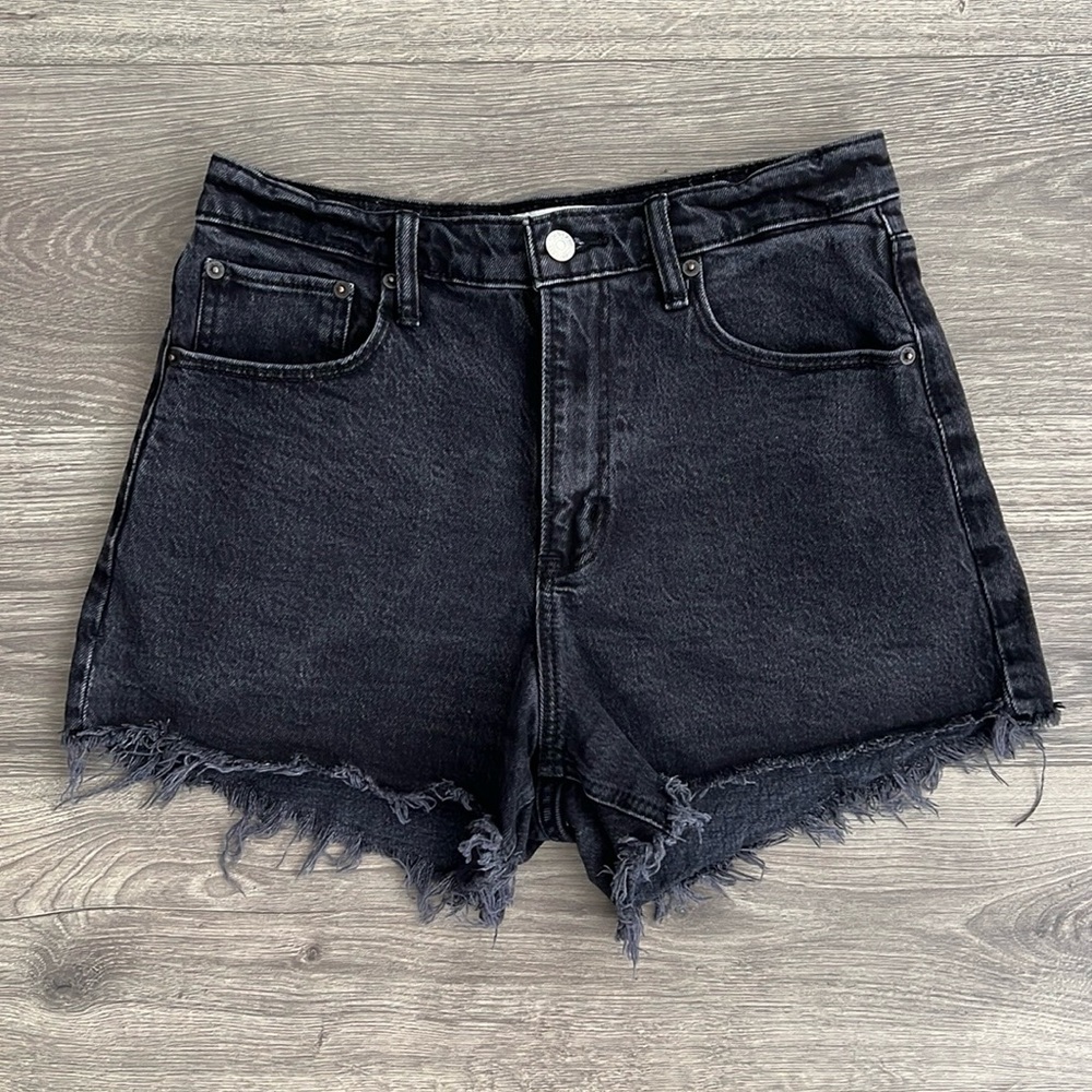 Abercrombie & Fitch Black High Waist Women Shorts